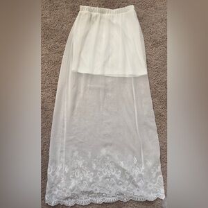 White Maxi Skirt